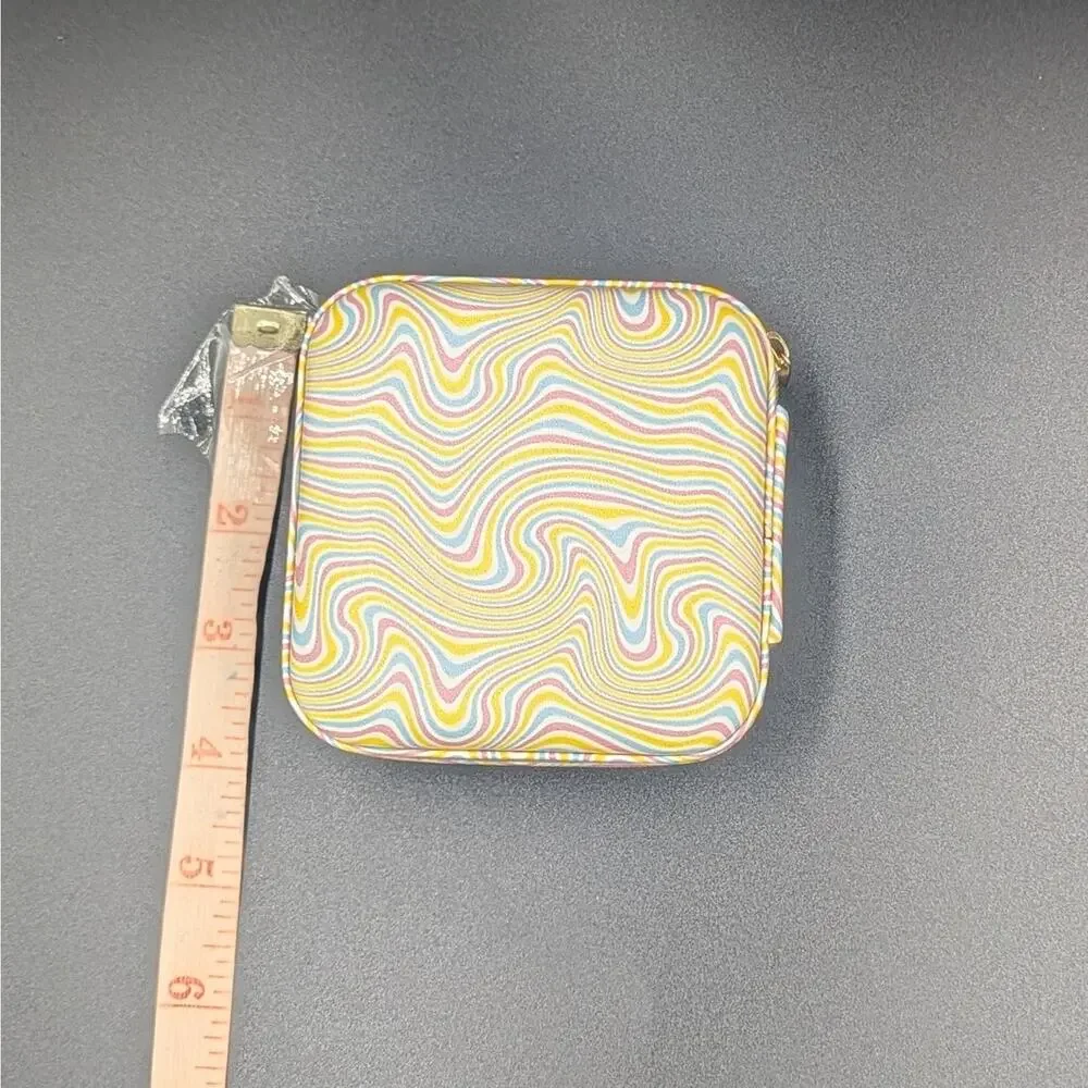 Colorful Swirl Travel Jewelry Case